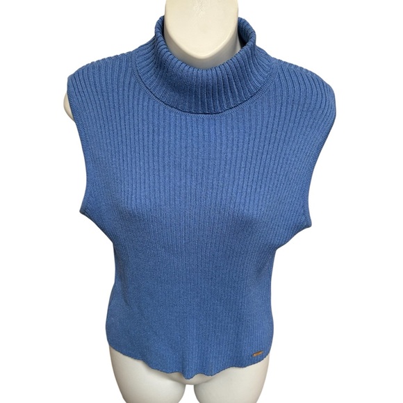 St John Sleeveless Turtleneck Sweater - Picture 1 of 4
